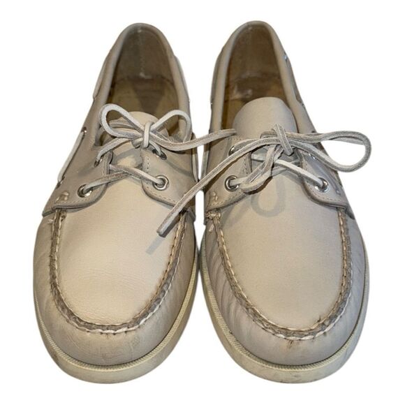 Sperry Authentic Original Boat Shoe Cream Men’s Size 10 main image 2